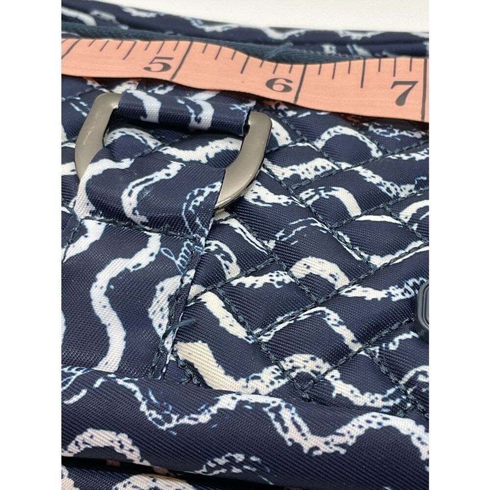 lug Carousel Wavy Navy and White Wave Pattern Crossbody/Belt Bag - Picture 6 of 10